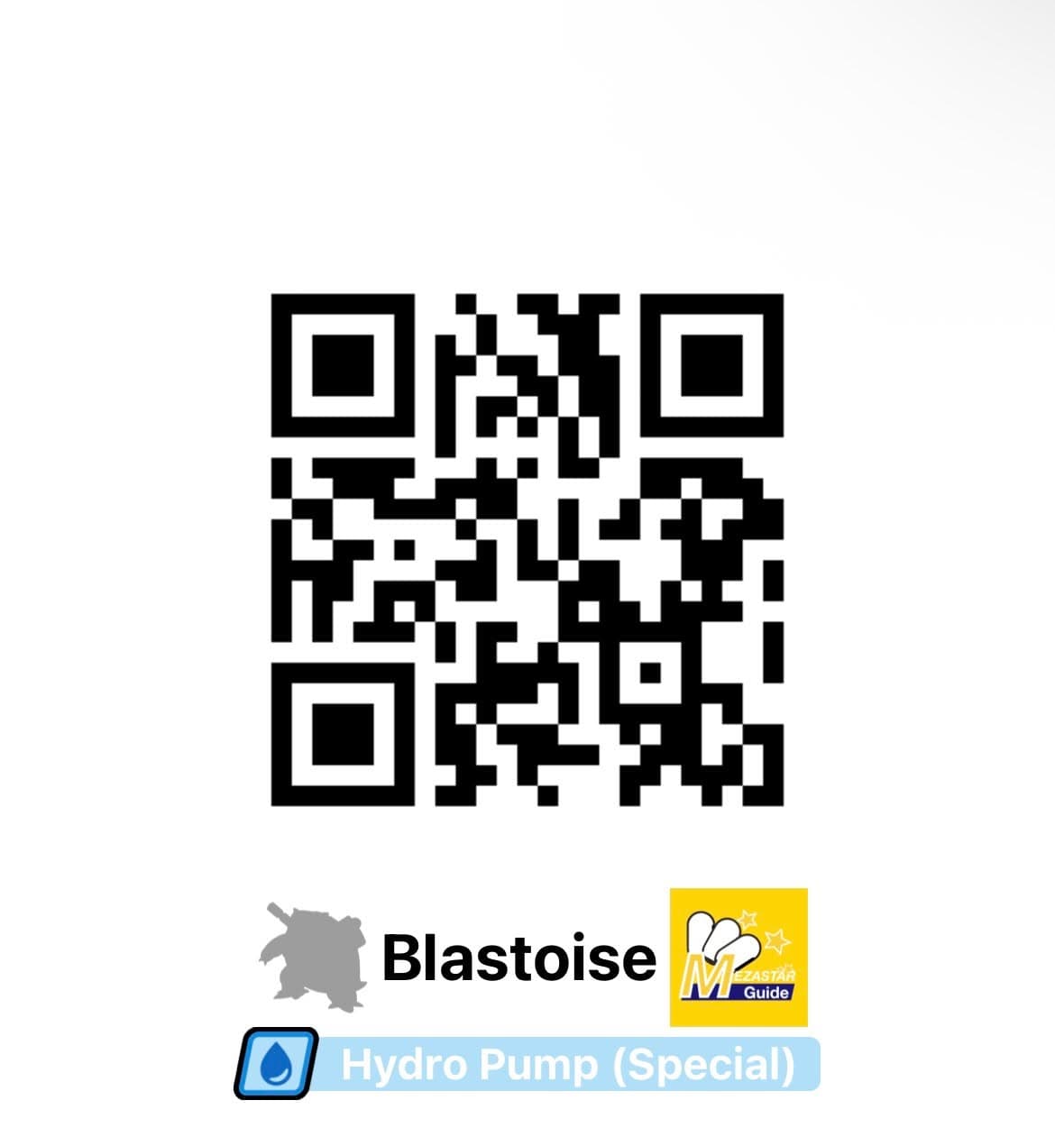 Pokemon Support QR — Blastoise