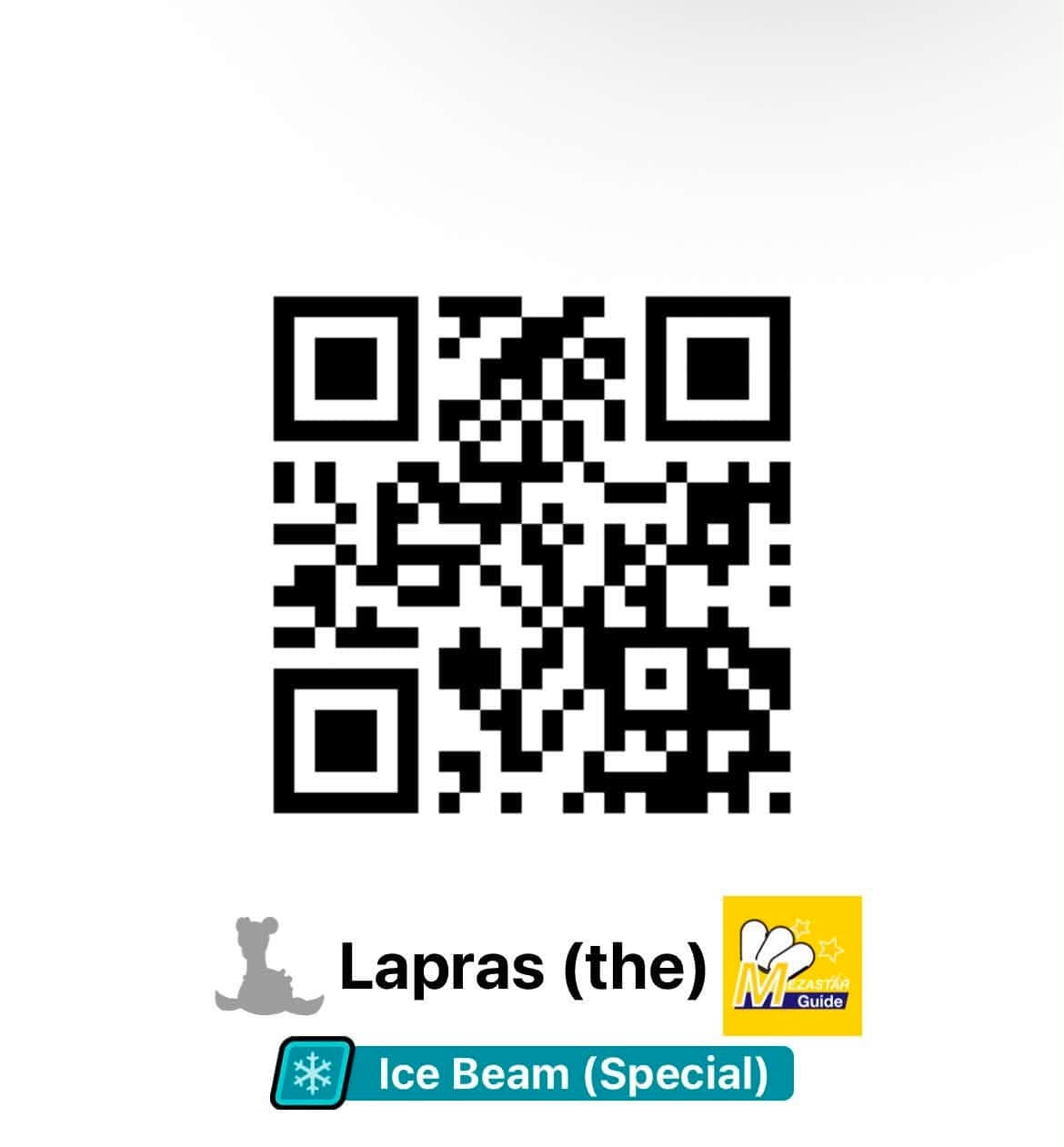 Pokemon Support QR — Lapras