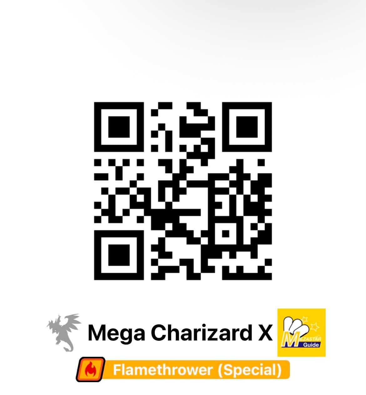 Pokemon Support QR — Mega Charizard